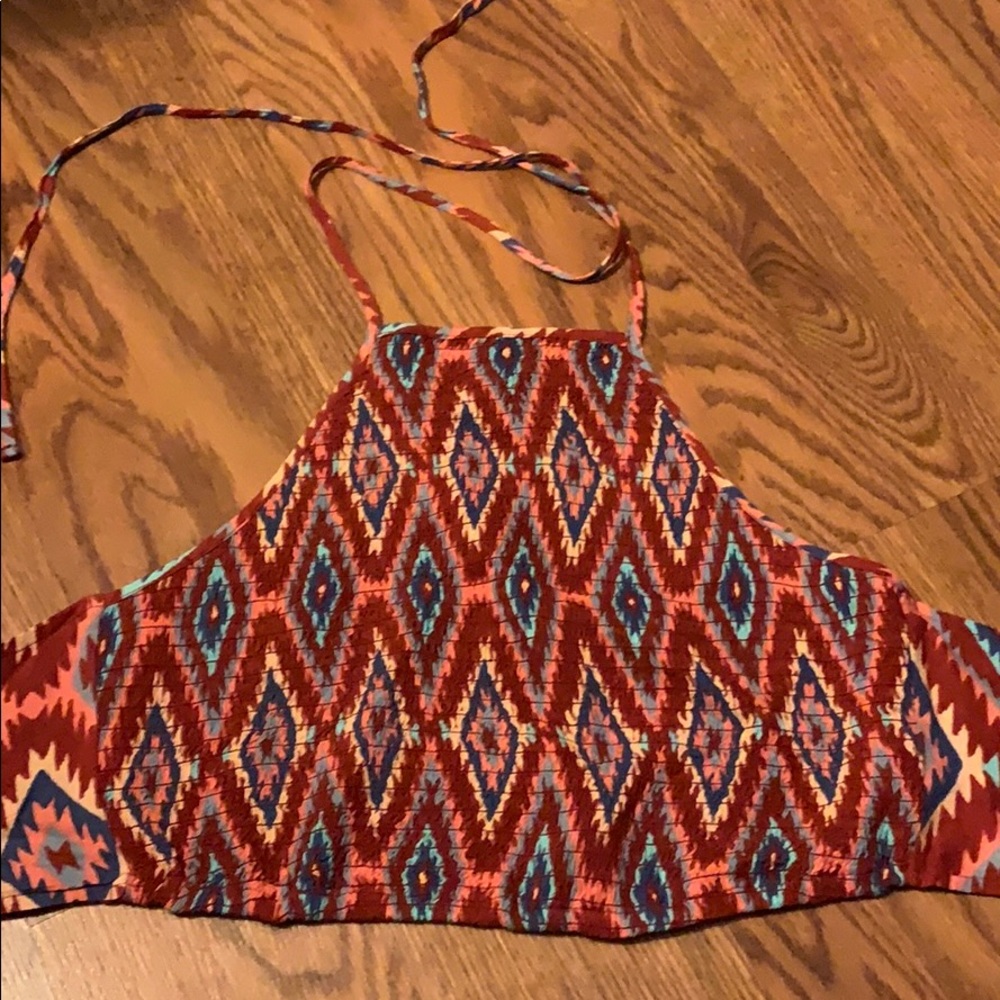 Geometric Crop Top